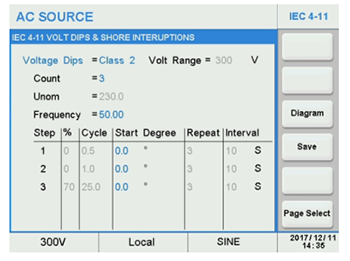 APM可編程交流電源主界面 APM可編程交流電源主界面