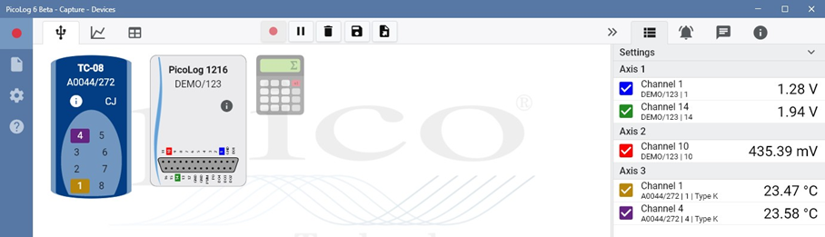 PicoLog 软件可以把pico示波器轻松变数采2