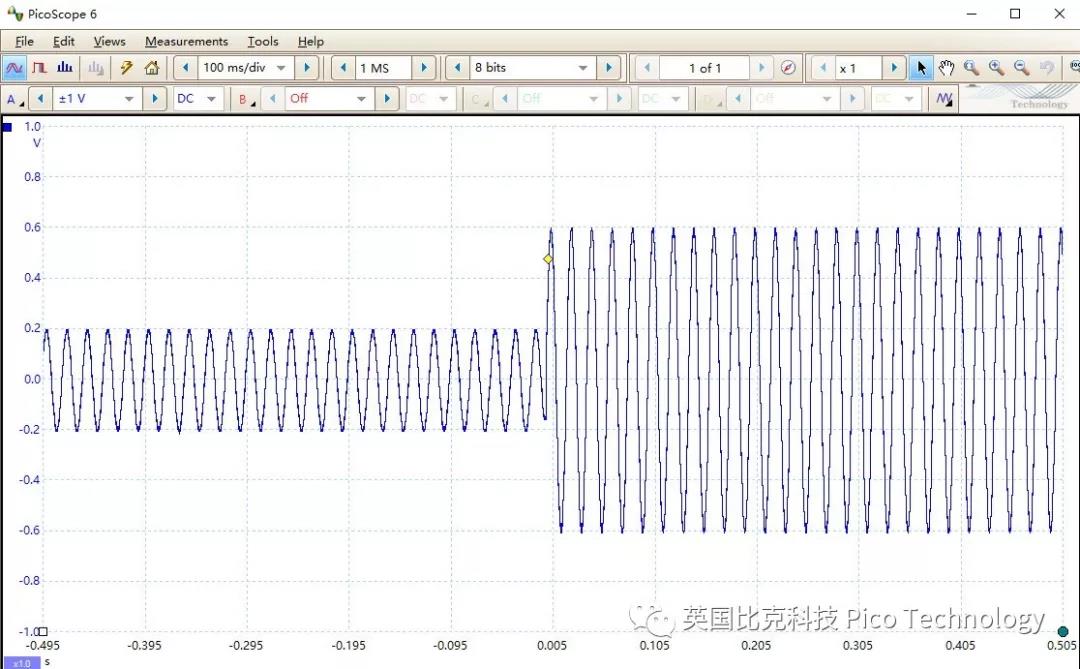 pico便携示波器中的Streaming采集信号