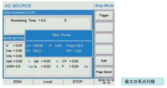 单相可编程交流电源最大功率点