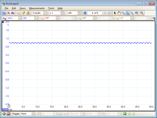 带纹波的10 V电压轨 带纹波的10 V电压轨