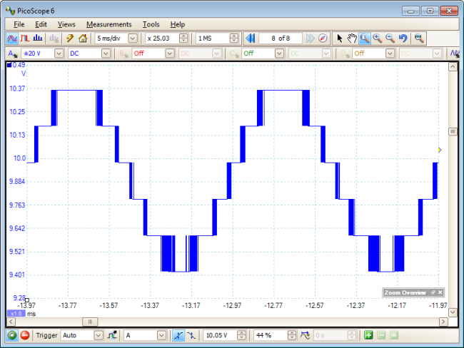 波纹放大,分辨率不佳 波纹放大,分辨率不佳